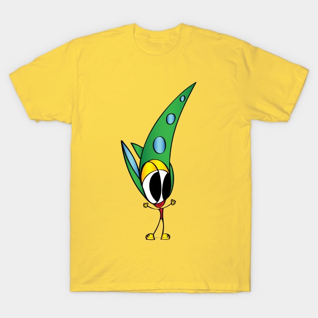 Funny Cartoon Character T-Shirt by Patrick's Cartoons